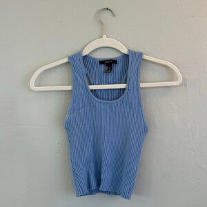Forever21 Blue Knit Top
